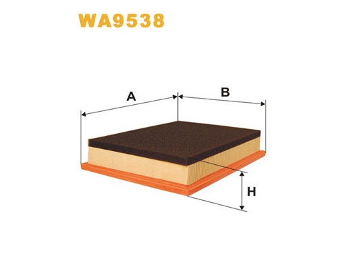 Повітряний фільтр для автомобіля Wixfiltron WA9538