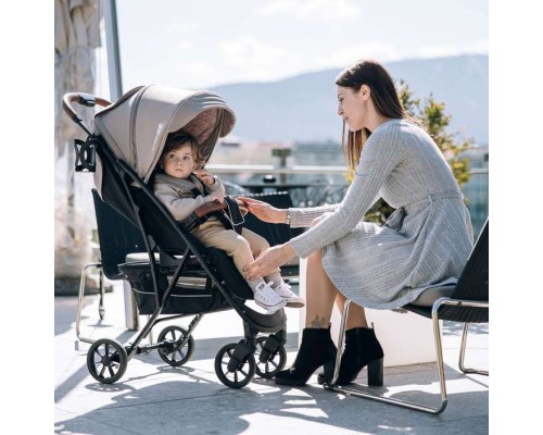 Коляска FreeON LUX Premium Beige-Black (44701)