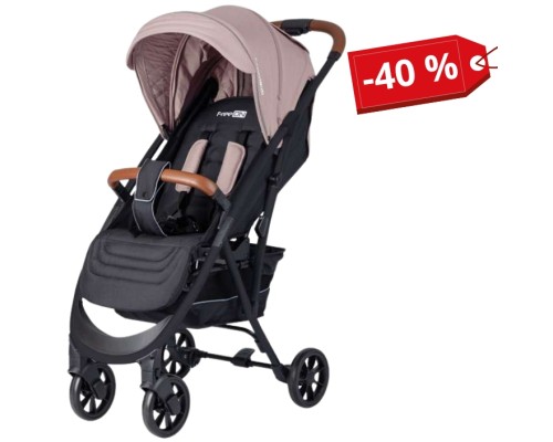 Коляска FreeON LUX Premium Beige-Black (44701)