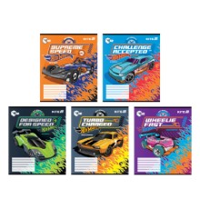 Зошит Kite Hot Wheels, 12 аркушів, лінія (HW25-234)