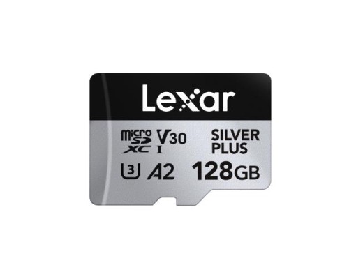 Карта пам'яті Lexar 128GB microSDXC class 10 UHS-I U3 V30 A2 Professional Silver (LMSSIPL128G-BNANG) Карта пам'яті Lexar 128GB microSDXC class 10 UHS-I U3 V30 A2 Professional Silver (LMSSIPL128G-BNANG)