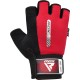 Рукавички для фітнесу RDX W1 Half Red S (WGA-W1HR-S)