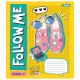 Зошит 1 вересня Follow me А5 12 аркушів коса лінія (767203)