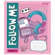 Зошит 1 вересня Follow me А5 12 аркушів коса лінія (767203)