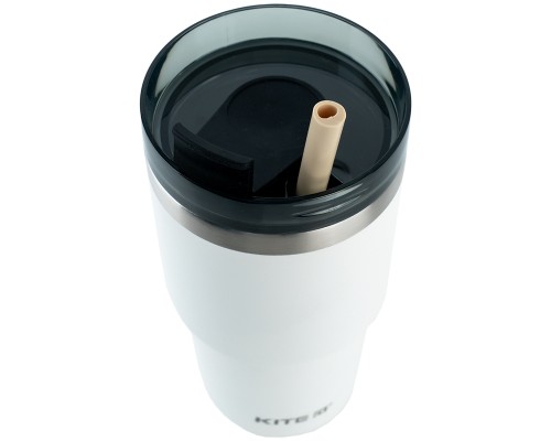 Термокружка Kite 600 мл біла (K24-1206-1)