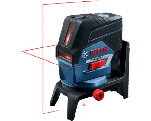 Лазерний нівелір Bosch Professional GCL2-50C+RM2 до 20м, ±0.3мм/м, 4AAx1.5В, IP54, чохол (0.601.066.G00)