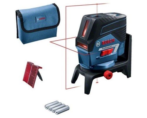 Лазерний нівелір Bosch Professional GCL2-50C+RM2 до 20м, ±0.3мм/м, 4AAx1.5В, IP54, чохол (0.601.066.G00)