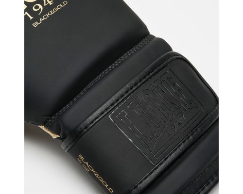Боксерські рукавички Leone GN059D Black/Gold 10 унцій (GN059D_Bl/Gold_10oz)