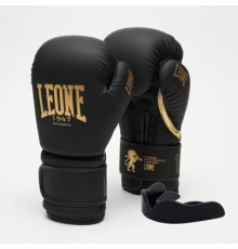 Боксерські рукавички Leone GN059D Black/Gold 10 унцій (GN059D_Bl/Gold_10oz)