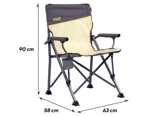 Крісло складане Uquip Roxy Sand/Grey (244038) (DAS303229)