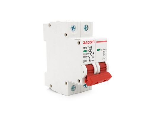 Автоматичний вимикач ZADOTI DZ47-63C63