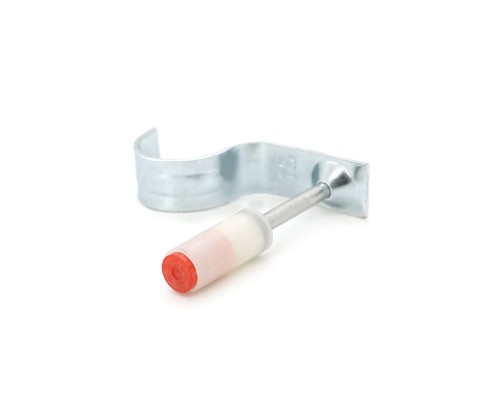 Цвяхи Voltronic монтажні піроксилінові, 7,3 * 43мм, затискач для труб міні 16мм, 100 шт (YT-PMNMini16)