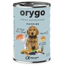 Консерви для собак Orygo Puppies вологий корм для щенят з лососем 400 г (8436586312299)