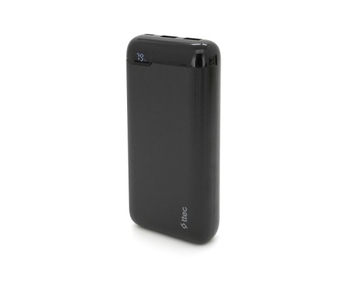 Батарея універсальна Ttec 20000mAh, Output 2*USB + Type-C, 20W, Black (2BB186S)