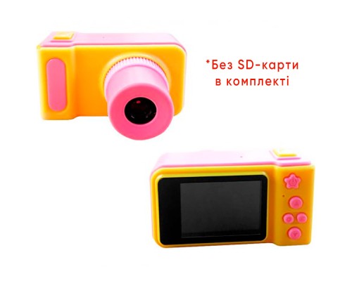 Дитячий фотоапарат Evo-kids цифровий Yellow (Photo-01 PN-Y)
