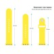 Ремінець до смарт-годинника Armorstandart Sport Band (3 Straps) для Apple Watch 49/46/45/44/42 (Series 1-3) Yellow (ARM49073)