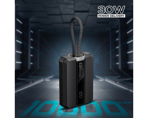 Батарея універсальна Promate 10000mAh PD/30W (neo-10uni.black)