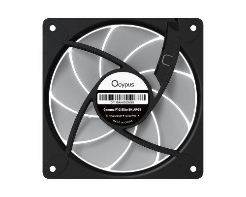 Кулер до корпусу OCYPUS GAMMA F12 ELITE BK A (GAMMA-F12-BK3AM00E-GL)