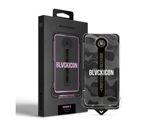 Скло захисне Armorstandart Icon Supreme EZ iPhone 17 Air Black (ARM86409)