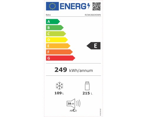 Холодильник Beko RCNA366I40WN