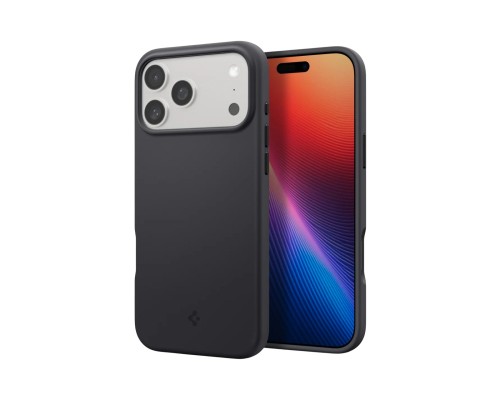 Чохол до мобільного телефона Spigen Silicone Fit MagFit iPhone 17 Pro Max Black (ACS10270)