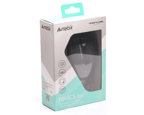 Мишка A4Tech FG15CS Air2 Wireless Black (4711421000932)