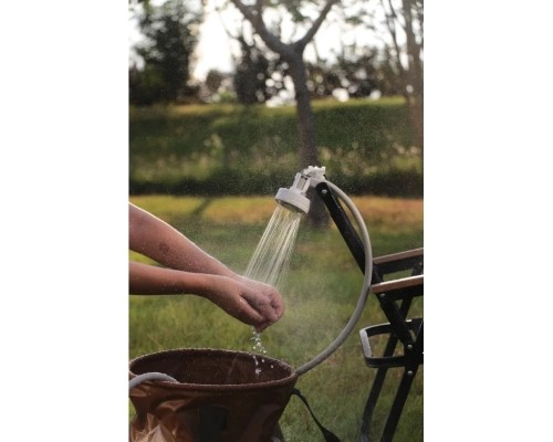 Душ портативний Flextail Max Shower з насосом на акумуляторі білий (6975755962535)