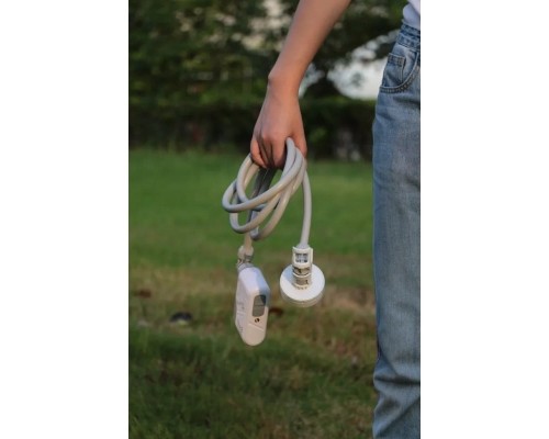 Душ портативний Flextail Max Shower з насосом на акумуляторі білий (6975755962535)