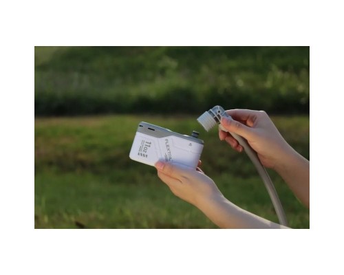 Душ портативний Flextail Max Shower з насосом на акумуляторі білий (6975755962535)