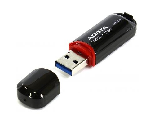 USB флеш накопичувач ADATA 128GB UV150 Black USB 3.0 (AUV150-128G-RBK) 