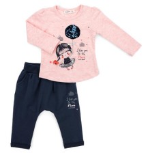 Набір дитячого одягу Breeze з дівчинкою (11402-92G-blue)