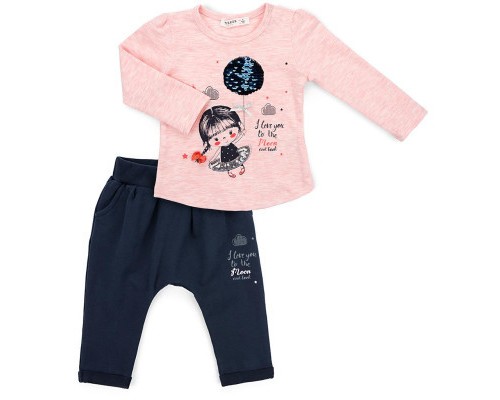 Набір дитячого одягу Breeze з дівчинкою (11402-92G-blue)