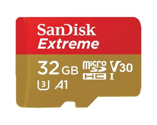 Карта пам'яті SanDisk 32GB microSD class 10 UHS-I U3 V30 A1 Extreme (SDSQXAF-032G-GN6AT) Карта пам'яті SanDisk 32GB microSD class 10 UHS-I U3 V30 A1 Extreme (SDSQXAF-032G-GN6AT)
