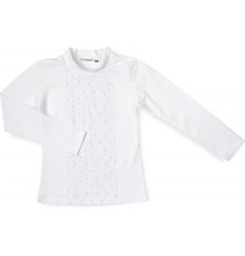 Кофта дитяча Matilda з мереживом (8433-128G-white)
