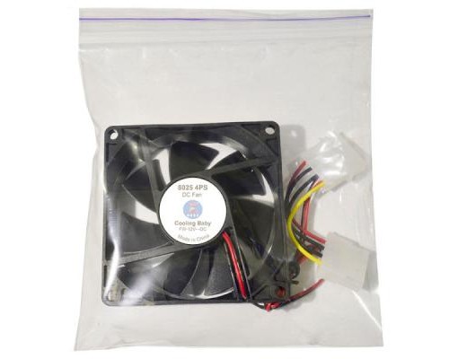 Кулер до корпусу Cooling Baby 8025 4PS