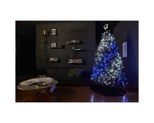Гірлянда Twinkly Smart LED Icicle RGBW 190, BT+WiFi, Gen II, IP44 кабель проз (TWI190SPP-TEU)