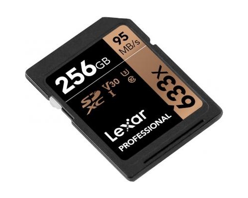 Карта пам'яті Lexar 256GB SDXC class 10 UHS-I U3 V30 633x Professional (LSD256CB633)