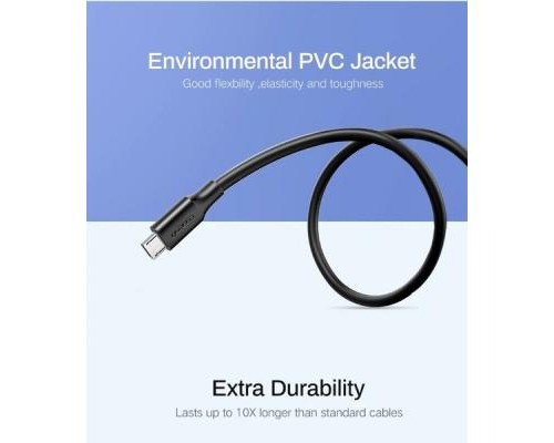 Дата кабель USB 2.0 AM to Micro 5P 2.0m US289 Black Ugreen (60138)