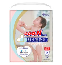 Підгузки GOO.N Plus Трусики для дітей 6-12 кг розмір M Унісекс 58 шт (843339)