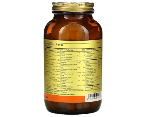Мультивітамін Solgar Мультивітаміни без заліза, формула VM-75, Iron-Free Formula (SOL-01153)