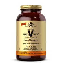 Мультивітамін Solgar Мультивітаміни без заліза, формула VM-75, Iron-Free Formula (SOL-01153)
