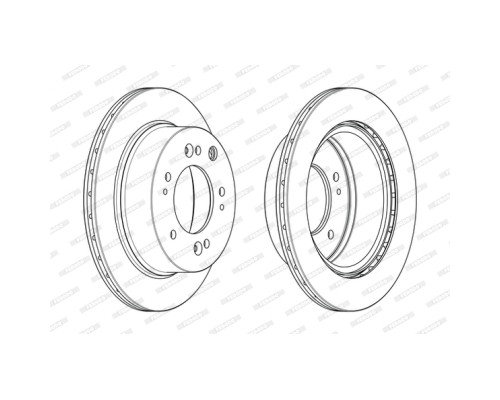 Гальмівний диск FERODO DDF2285C