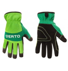 Захисні рукавиці Verto робочі, шкірозамінник, р. 10 (97H122)