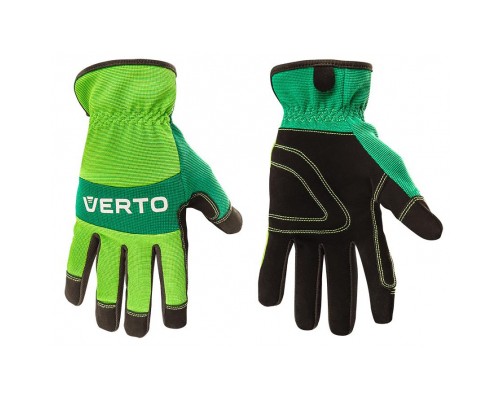 Захисні рукавиці Verto робочі, шкірозамінник, р. 10 (97H122)
