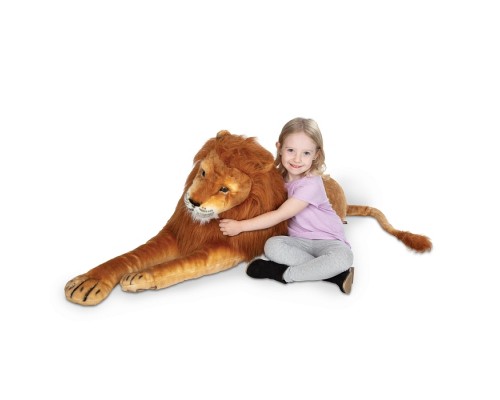 М'яка іграшка Melissa&Doug Гігантський плюшевий лев, 1,8 м (MD12102)