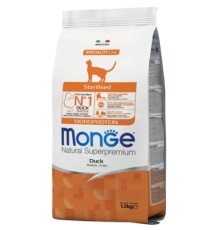 Сухий корм для кішок Monge Cat Sterilised з качкою 1.5 кг (8009470011952)