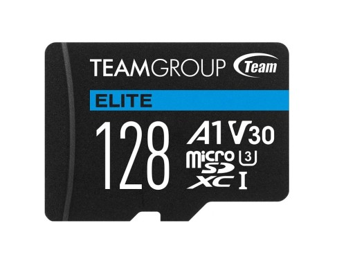 Карта пам'яті Team 128GB microSDXC class 10 UHS-I/U3 Elite (TEAUSDX128GIV30A103) Карта пам'яті Team 128GB microSDXC class 10 UHS-I/U3 Elite (TEAUSDX128GIV30A103)