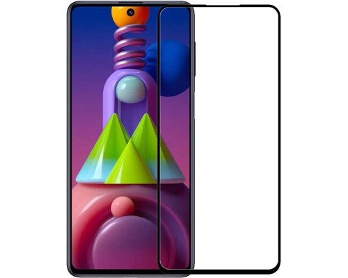 Скло захисне PowerPlant Full screen Samsung Galaxy M51, Black (GL609215)