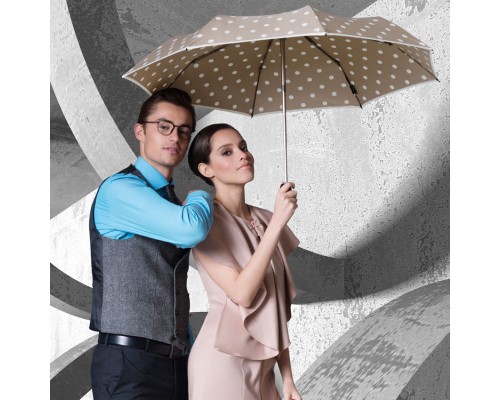 Парасоля Knirps T.200 Dot Art Taupe (Kn95 3201 4902)