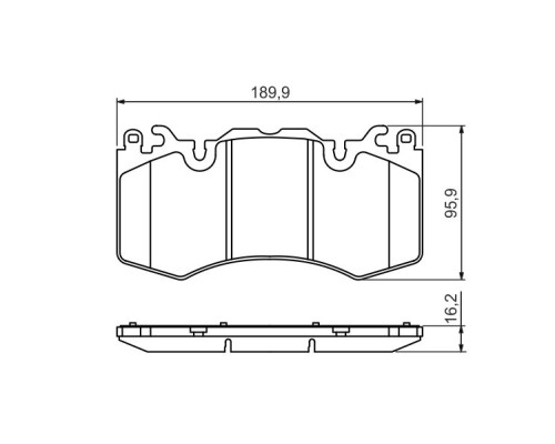 Гальмівні колодки Bosch 0 986 494 440